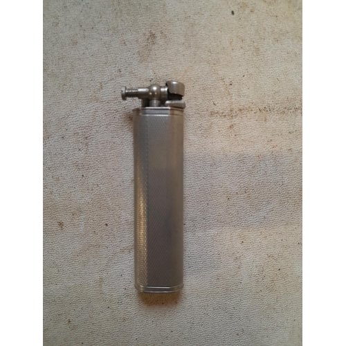 151 - Dunhill silver plated Sylph lighter with lift arm action