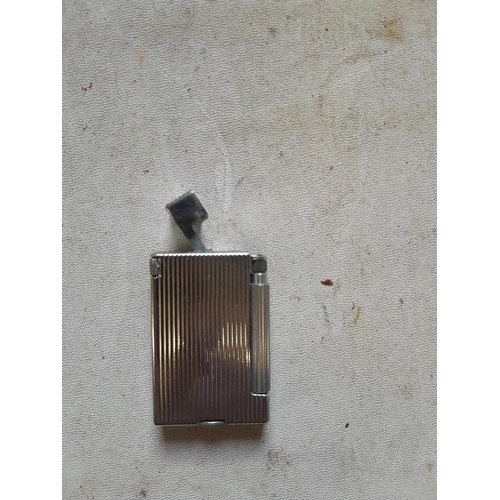 240 - Parker Roller Beacon lighter early model hood, Pat pending, scarcer short roller 052200