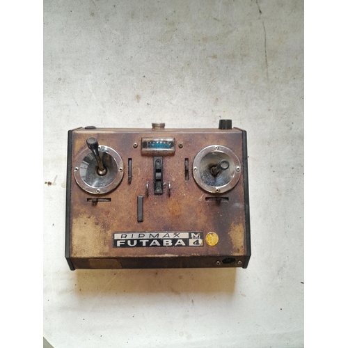 18 - Radio controlled aircraft transmitter receiver Futuba Ripmax Series 4 from the late 1980s