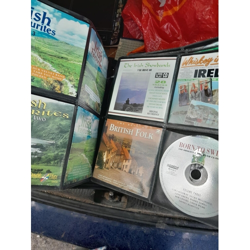 31 - 1 x folder & 1 travelling case of CDs, mainly Classical and Irish Folk