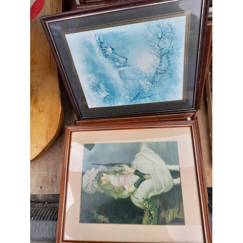 98 - Assorted smaller size photographs and prints suitable for re purposing