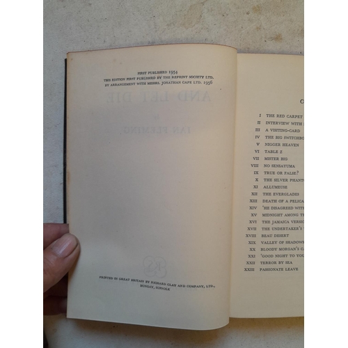 366 - Single volume : Live and Let Die by Ian Fleming, H/B, Reprint Society 1956