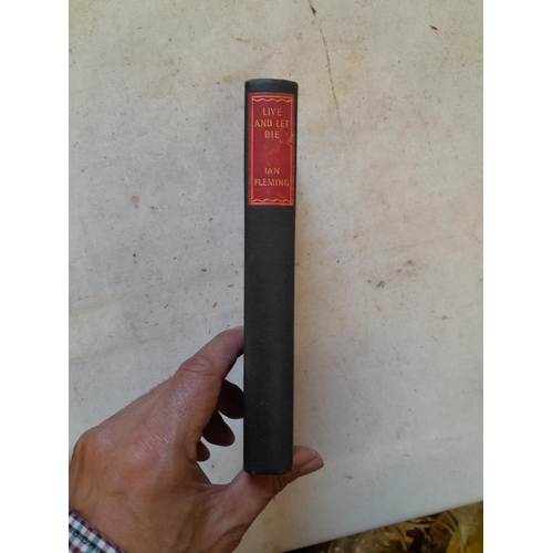 366 - Single volume : Live and Let Die by Ian Fleming, H/B, Reprint Society 1956