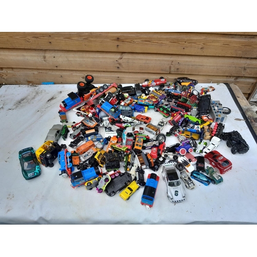 622 - Assorted die cast toy cars by various makers all playworn