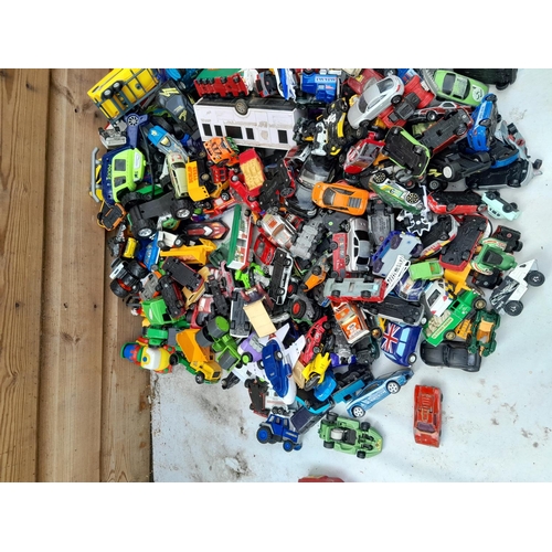 624 - Assorted die cast toy cars by various makers all playworn