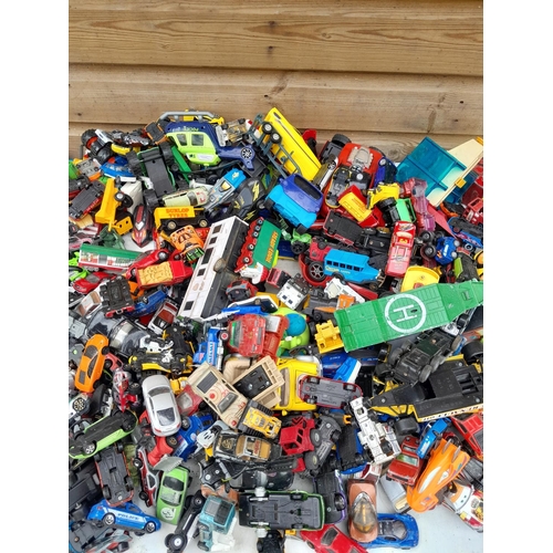 624 - Assorted die cast toy cars by various makers all playworn