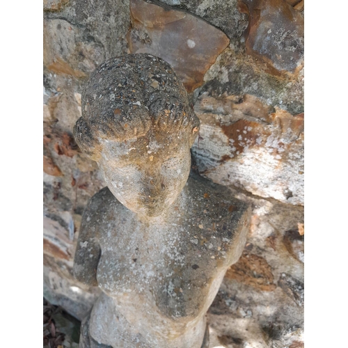 69 - Composite stone figure of Venus 90 cms high