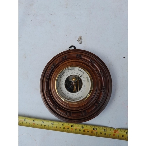 47 - Vintage aneroid wall barometer by Wiegand of Leipzig