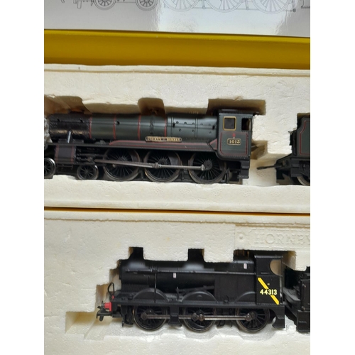 38 - 2 x boxed Hornby 00 gauge locomotives : 1 x R 2392 County of Dorset & 1 x R 2135  Class 4 F