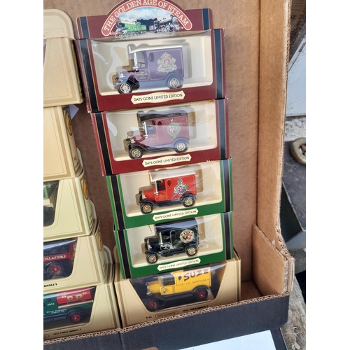 134 - 10 x boxed die cast toy cars :