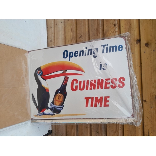 212 - Painted vintage STYLE tin sign 50 cms x 70 cms