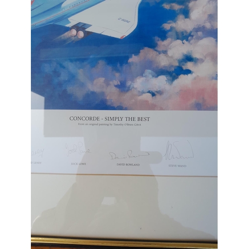 253 - 2 x Limited edition Concorde prints, aviation interest