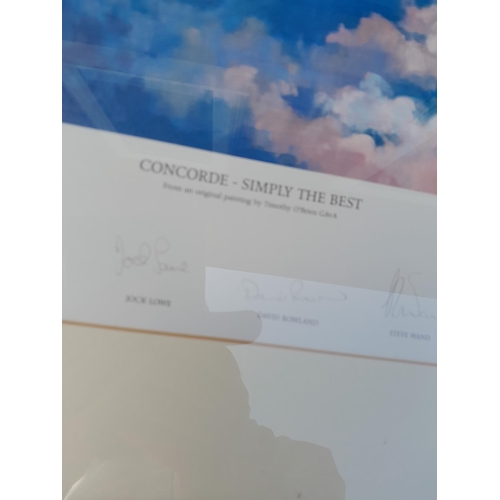 253 - 2 x Limited edition Concorde prints, aviation interest