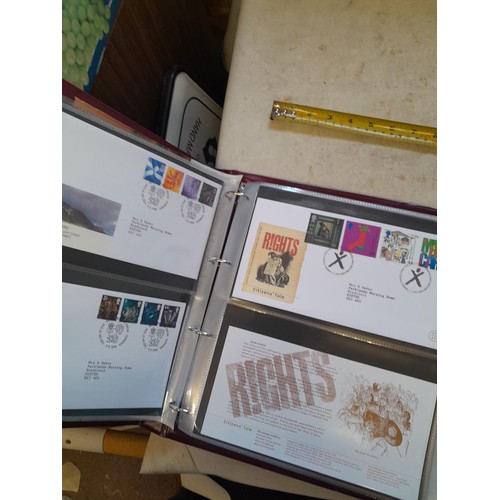 254 - 2 albums of Stamp First day Covers