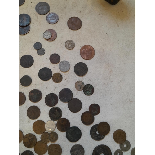 258 - Coins : UK and foreign coinage from the 19th century onwards, sparse amount of silver included