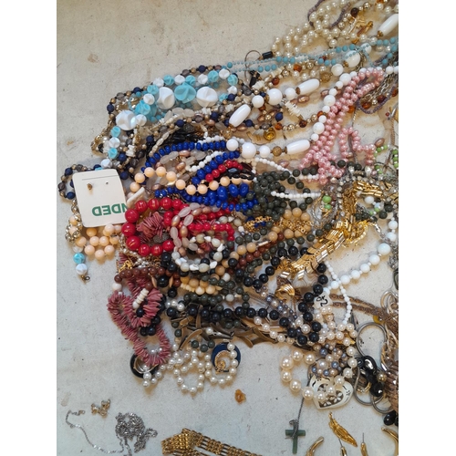 9 - Assorted costume jewellery and watches