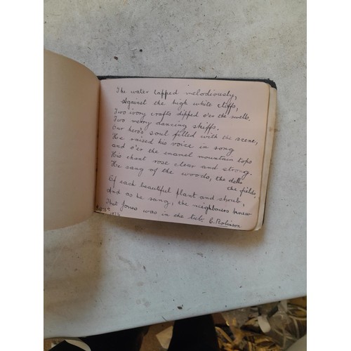 36 - Early 20th century guest album with watercolours, poetry and signatures