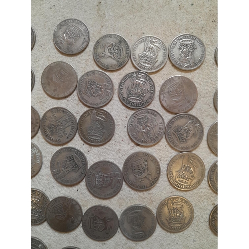 62 - Coins : 1947 On Shillings