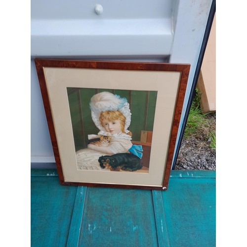 335 - Early 20th century Pears print in later frame