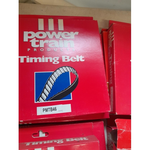 651 - 18 x Power Train car and van timing belts (New Old Stock)