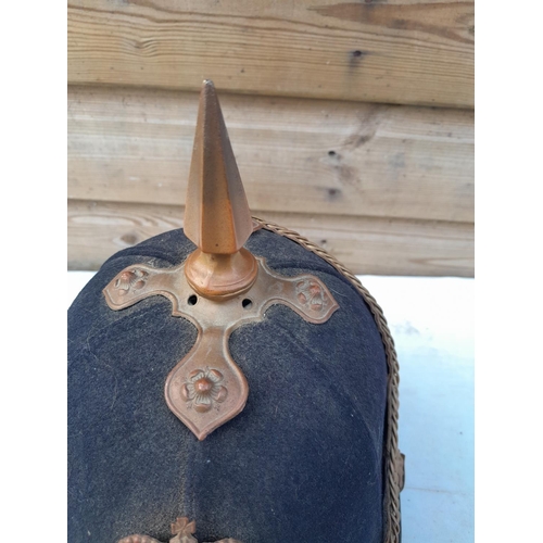 57 - Scottish interest spiked dress helmet