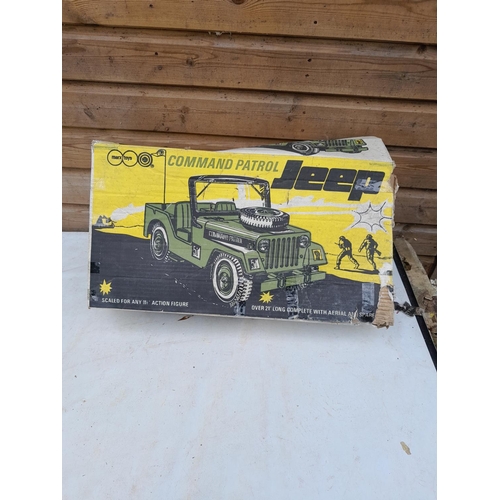 66 - Boxed dolls and games, Action Man Patrol jeep boxed with damage and aeroplane