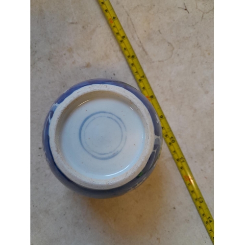 82 - Chinese blue and white prunus vase