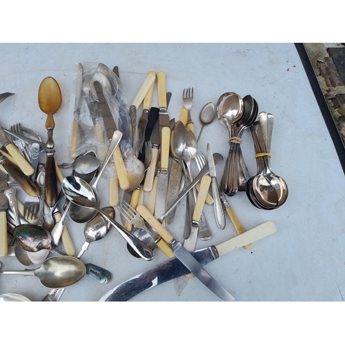 84 - Box of silver plated cutlery