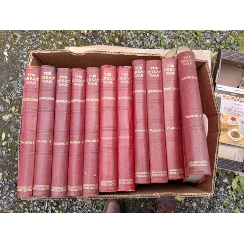 94 - Various volumes : The Great War and  cookery