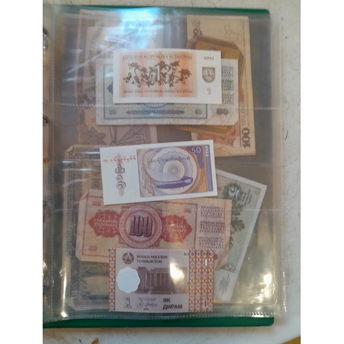 114 - Bank notes of the World in album