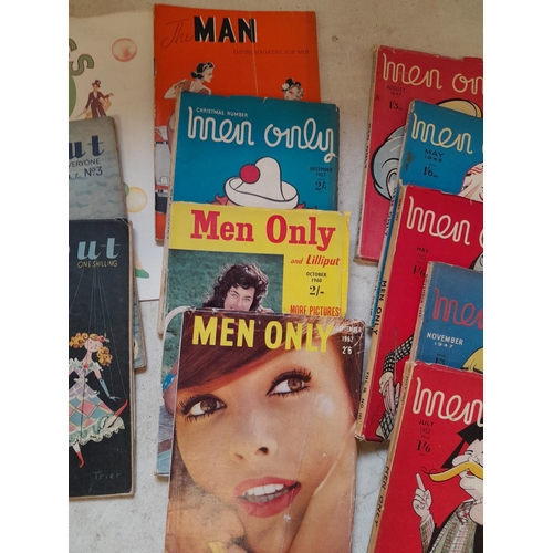 200 - Vintage Men Only and other literature