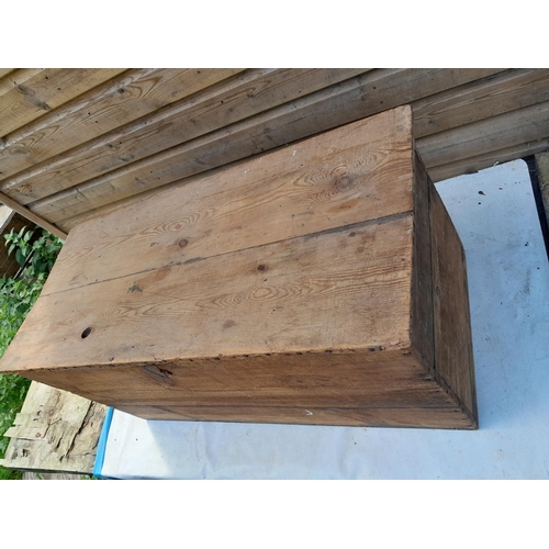 225 - Vintage pine trunk 95 cms x 43 x 45 cms