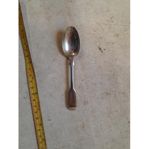 268 - Scottish silver teaspoon Edinburgh 1850 William Marshall & one other London teaspoon 38 g