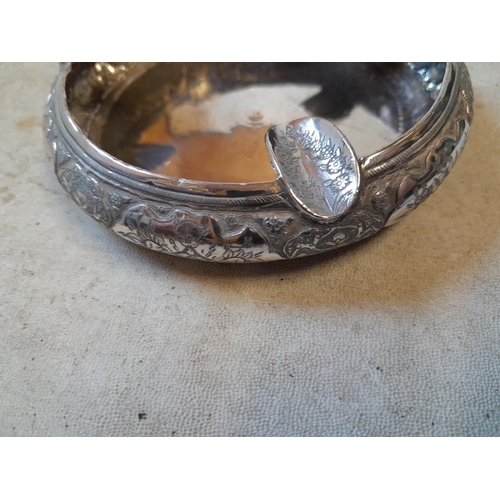 326 - South East Asian silver ashtray 116 g