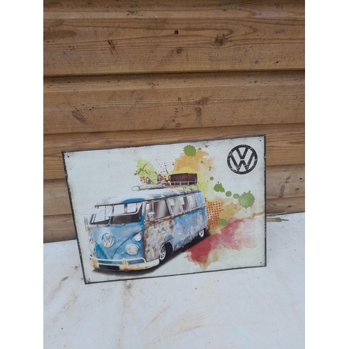 629 - Vintage STYLE metal advertising sign 30 cms x 40 cms