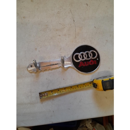 667 - Audi advertising coat rack