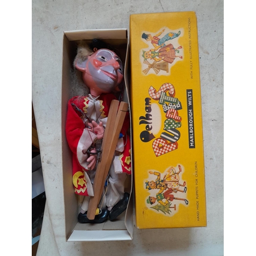 22 - Vintage Pelham puppet in box