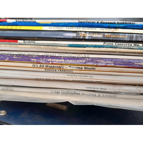 26 - 2 x record cases of vinyl albums : mainly classical and musicals