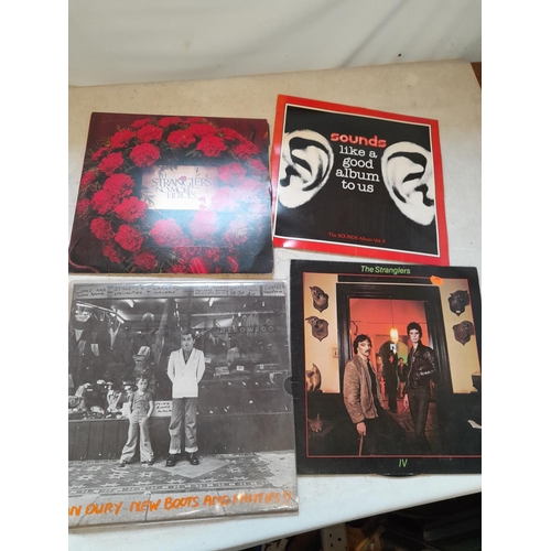 27 - 12  x Record Vinyl albums : Stranglers, J.O.B Orchestra (New York afro-spiritualist ) , Nancy Wilson... 