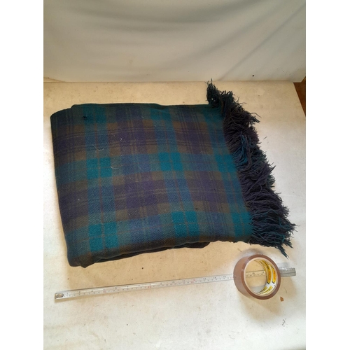 44 - Scotch wool blanket & hammer and measure