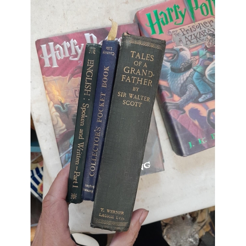 47 - J K Rowling volumes : US Editions of Harry Potter H/B and other volumes : Walter Scott Tales of a Gr... 