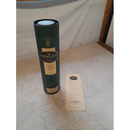 58 - Vintage single malt whisky : 1997 10 year old Glengoyne with cert