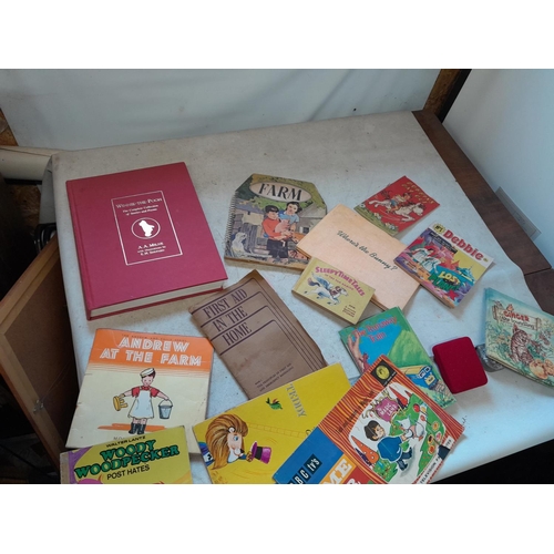 61 - Childrens books : Collectors Edition Winnie the Pooh, No1 Debbie and vintage childrens books