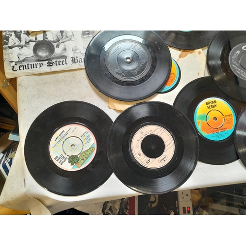 71 - Assorted vinyl 45 singles, all commercial pop, reggae and others Island and other labels from the 19... 