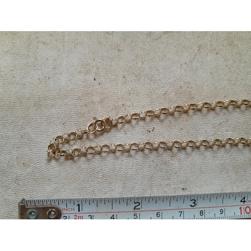 103 - 9 ct gold necklace 10.5 g