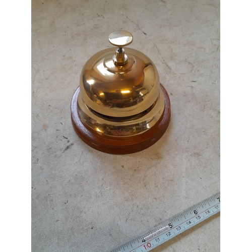 114 - Brass counter bell