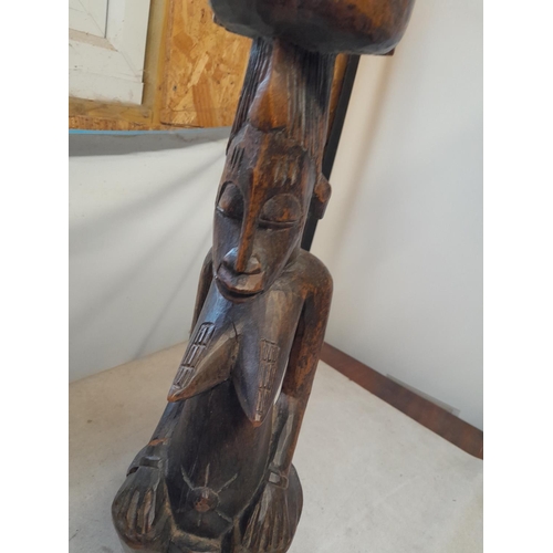 138 - Tribal & ethnographic interest : carved wood West African fertility symbol