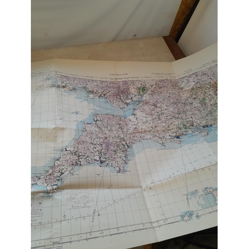 153 - Good array of vintage and paper maps, many having a military theme