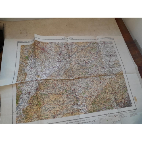 153 - Good array of vintage and paper maps, many having a military theme