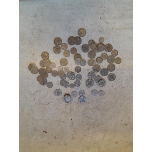 179 - Coins : Approx 550 g of pre 1947 silver coins all from circ.,  condition varies